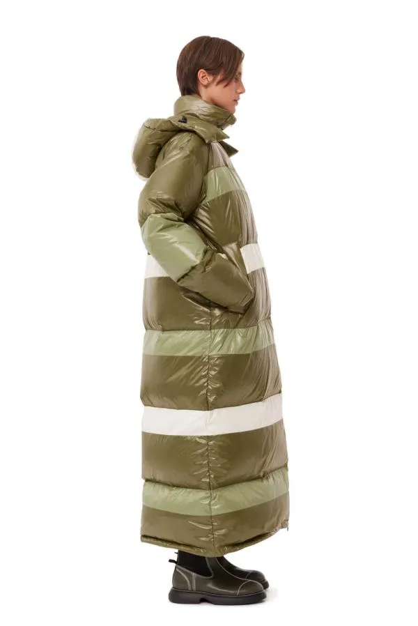 Clothing GANNI Outerwear X 66North Askja Down Coat SE Marine Olive