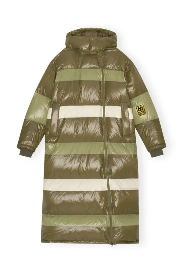 Clothing GANNI Outerwear X 66North Askja Down Coat SE Marine Olive
