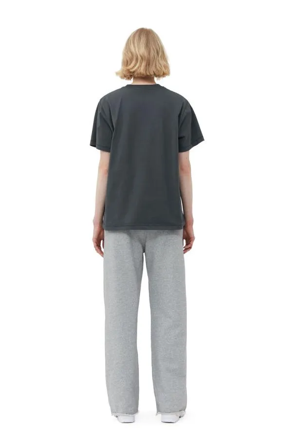 Clothing GANNI TShirts Relaxed Tshirt Volcanic Ash Clothing GANNI TShirts Relaxed Tshirt Volcanic Ash