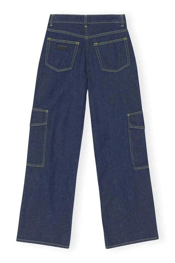 Clothing GANNI Trousers Rinse Denim Angi Jeans Rinse Clothing GANNI Trousers Rinse Denim Angi Jeans Rinse
