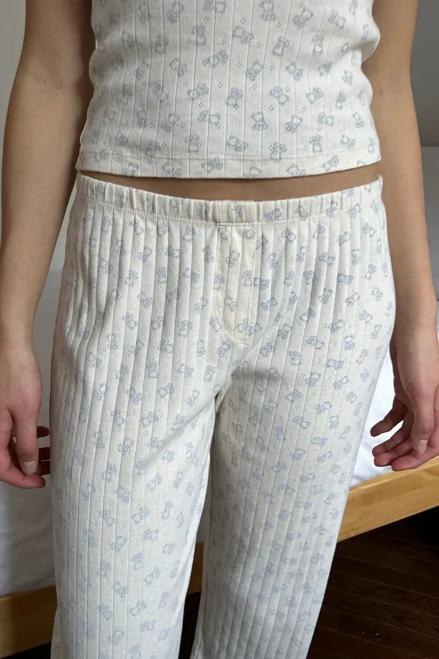 Clothing Keira Teddy Bear Sweatpants Brandy Melville SWEATPANTS and SWEATSHIRTS