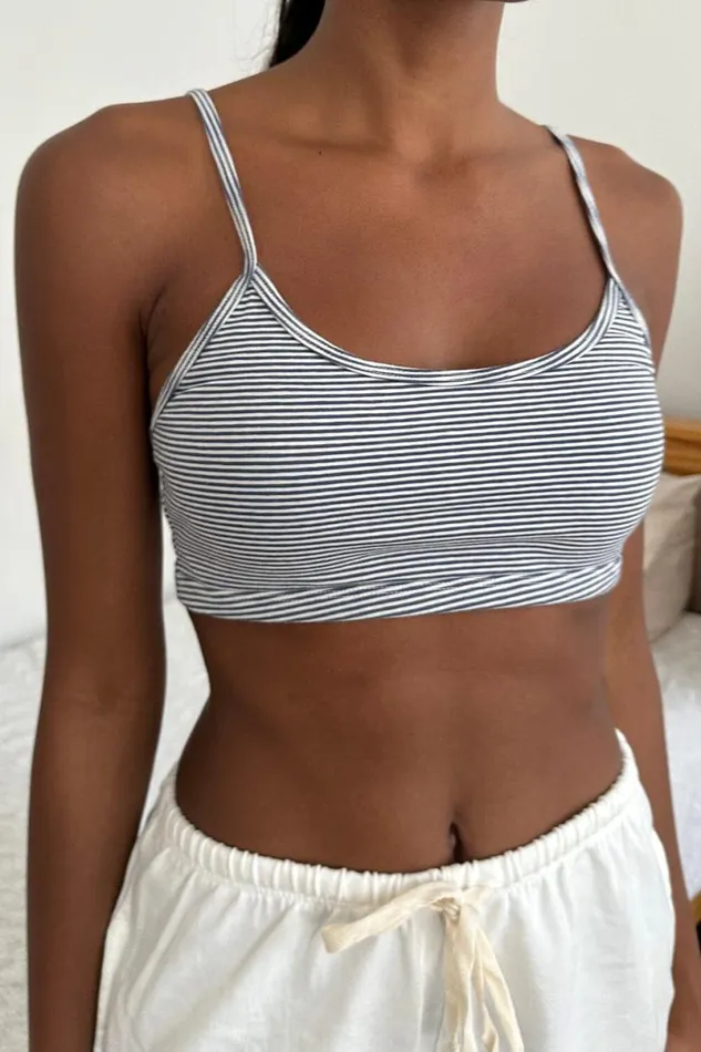 Clothing Lainey Striped Bra Top Brandy Melville MATCHING SETS