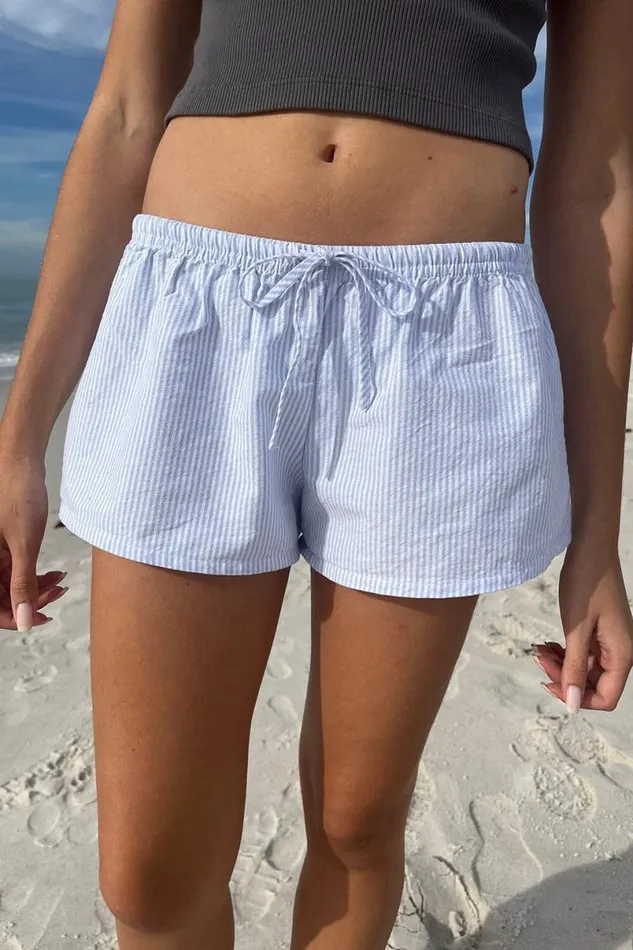 Clothing Mary Lou Striped Sweatshorts Brandy Melville BOTTOMS