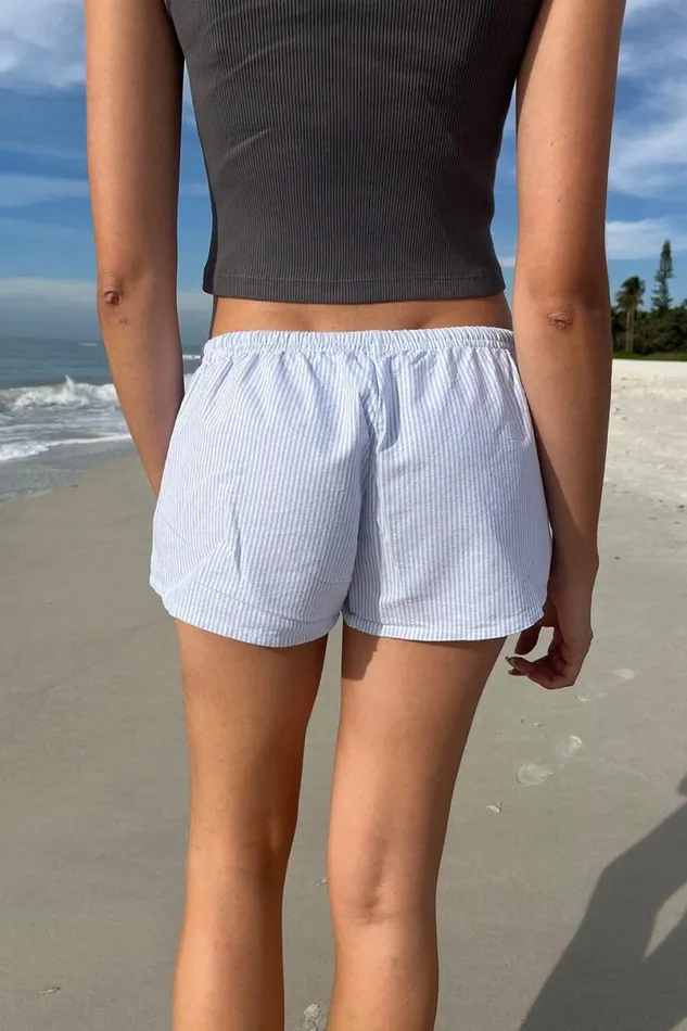 Clothing Mary Lou Striped Sweatshorts Brandy Melville BOTTOMS