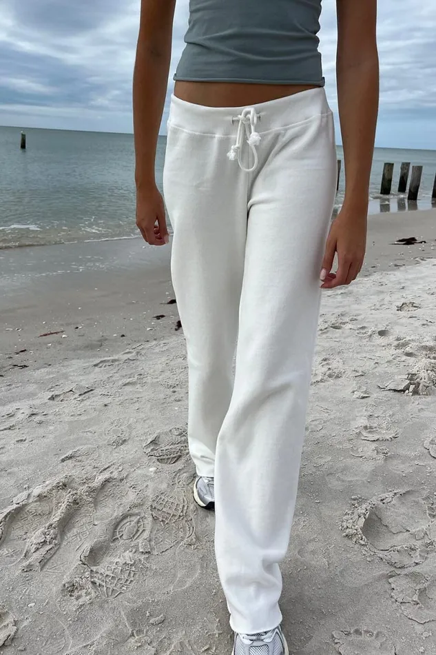 Clothing Rainey Cotton Sweatpants Brandy Melville SWEATPANTS and SWEATSHIRTS