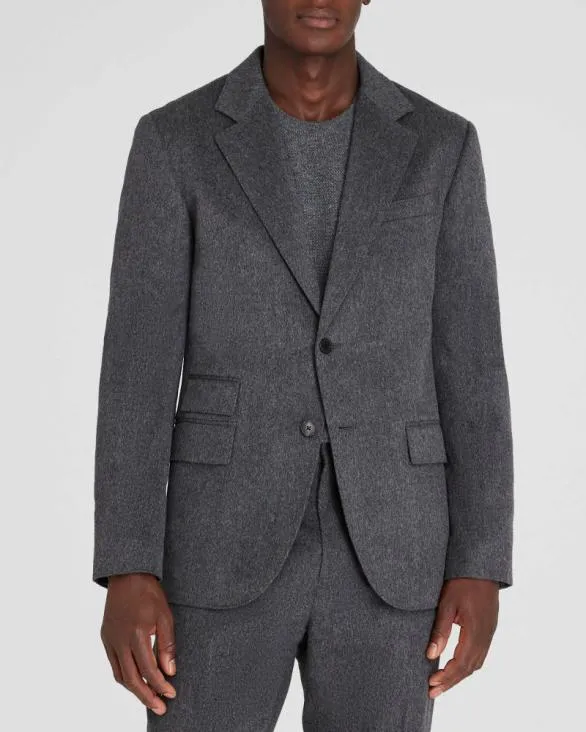 Club Monaco Blazers and Suiting Cashmere Blend Suit Jacket Dark Grey 8211 Men