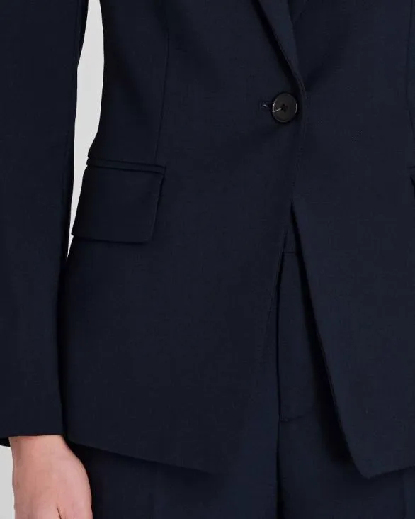 Club Monaco Blazers and Suiting Cutaway Borrem Blazer Navy 8211 Women