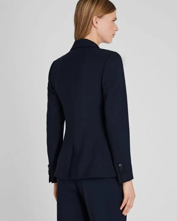 Club Monaco Blazers and Suiting Cutaway Borrem Blazer Navy 8211 Women