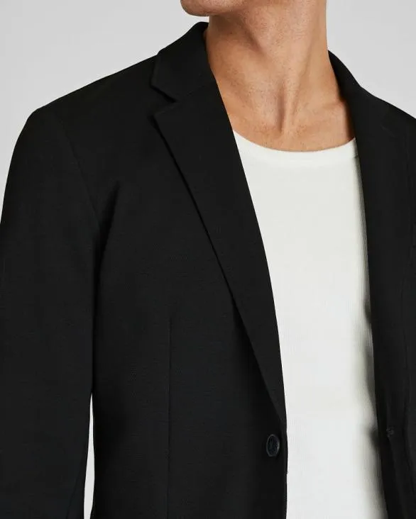 Club Monaco Blazers and Suiting Deconstructed Pique Knit Blazer Black 8211 Men