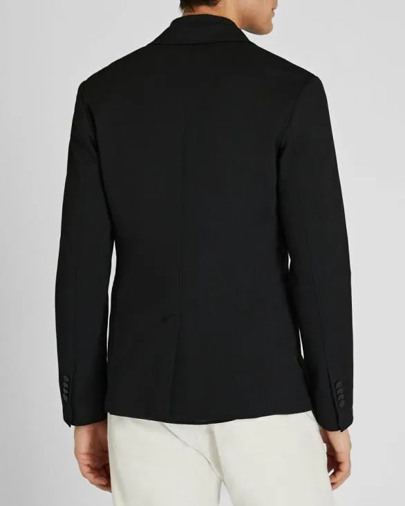Club Monaco Blazers and Suiting Deconstructed Pique Knit Blazer Black 8211 Men