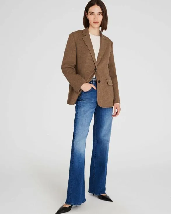 Club Monaco Blazers and Suiting DoubleFaced Blazer Coat Taupe 8211 Women