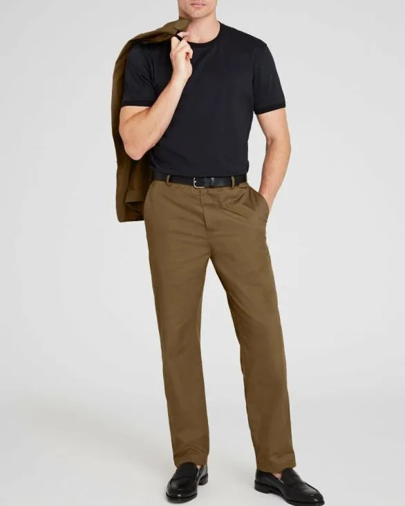 Club Monaco Blazers and Suiting Soft Twill Pant Olive Drab 8211 Men