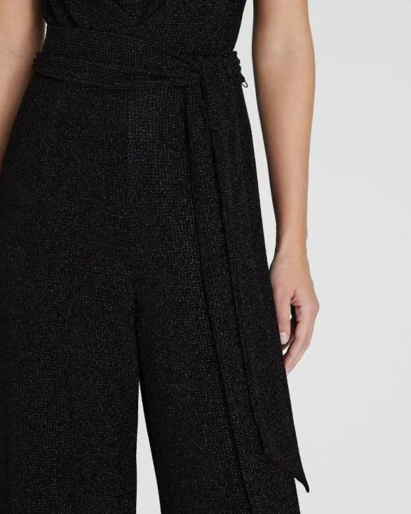 Club Monaco Dresses and Jumpsuits Metallic Knit Jumpsuit Black 8211 Women