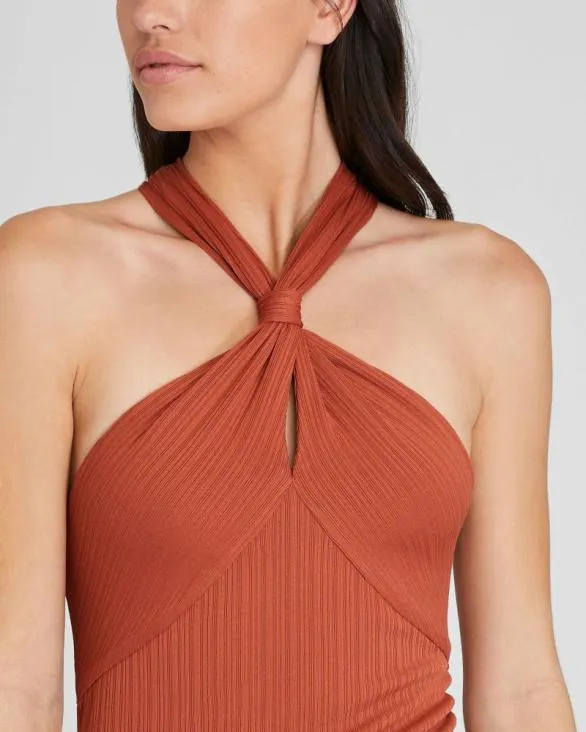 Club Monaco Dresses and Jumpsuits Variegated Rib Knit Dress Terracotta 8211 Women
