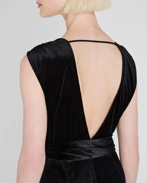 Club Monaco Dresses and Jumpsuits Velvet Knit Jumpsuit Black 8211 Women