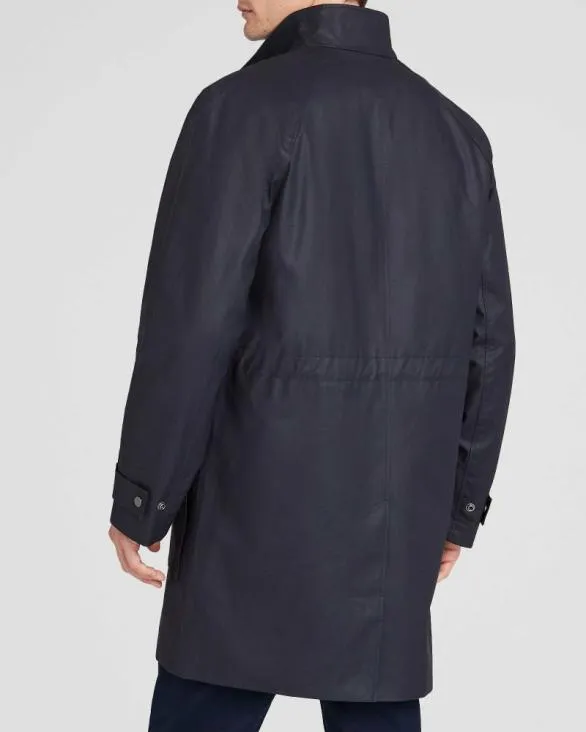 Club Monaco Jackets and Coats Casual WaxedCotton Mac Coat Navy 8211 Men