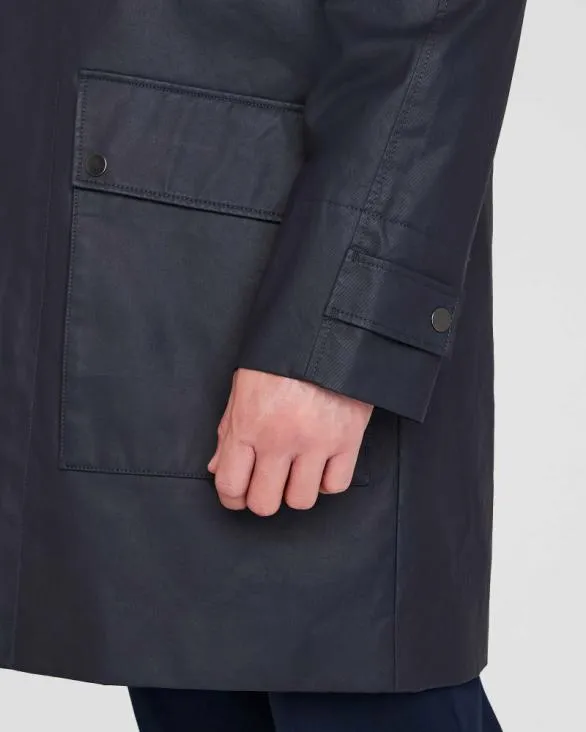 Club Monaco Jackets and Coats Casual WaxedCotton Mac Coat Navy 8211 Men