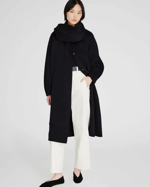Club Monaco Jackets and Coats DoubleFaced Scarf Coat Black 8211 Women