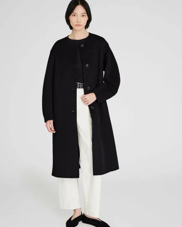 Club Monaco Jackets and Coats DoubleFaced Scarf Coat Black 8211 Women