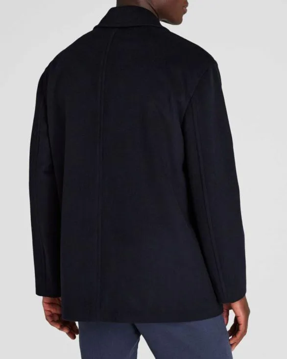 Club Monaco Jackets and Coats Wool Blend Short Coat Navy 8211 Men