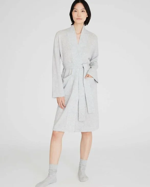 Club Monaco Loungewear Cashmere Robe Light Heather Grey 8211 Women