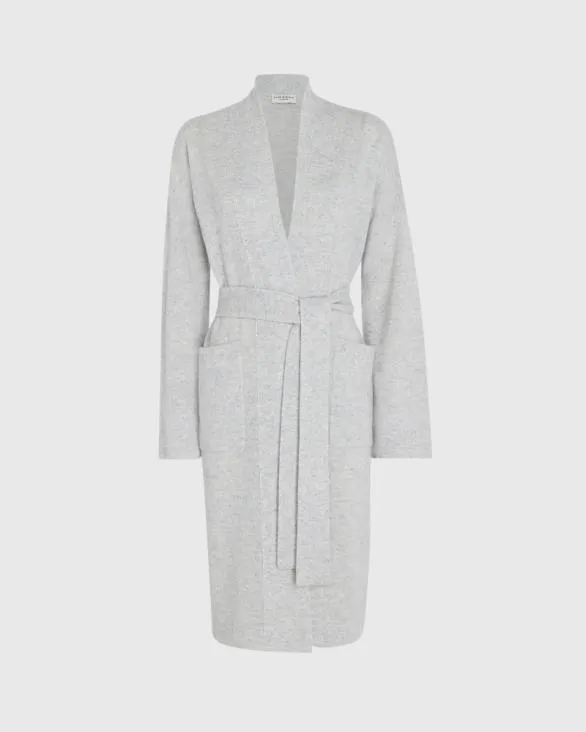 Club Monaco Loungewear Cashmere Robe Light Heather Grey 8211 Women