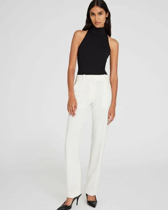 Club Monaco Pants FullLength Borrem Pant Off White 8211 Women