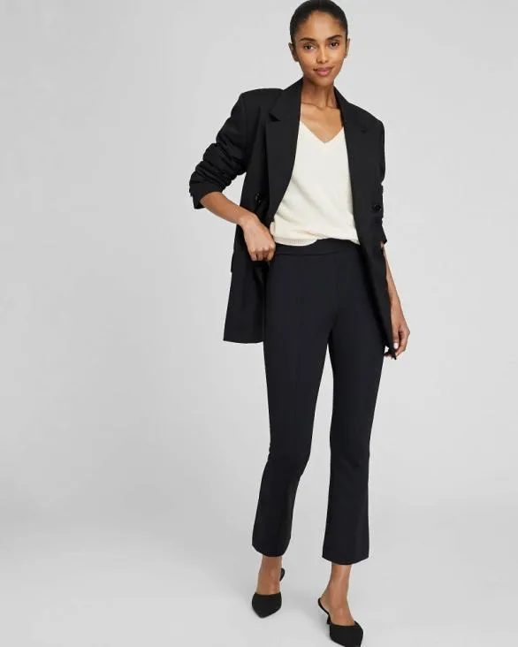 Club Monaco Pants Kick Crop Scuba Pant Black 8211 Women