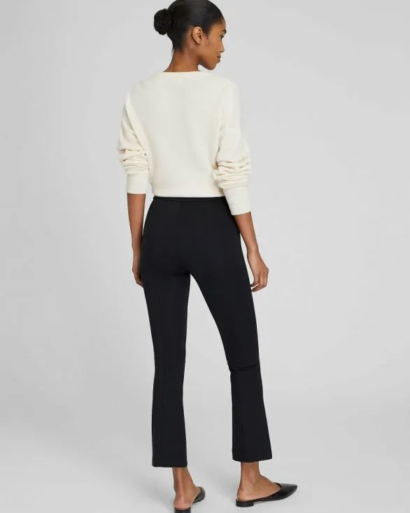Club Monaco Pants Kick Crop Scuba Pant Black 8211 Women