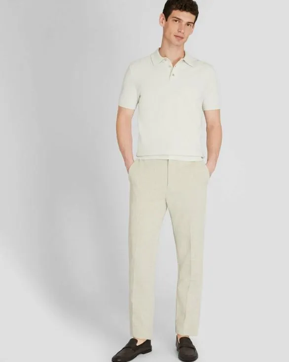 Club Monaco Polos Short Sleeve Boucl Polo Off White 8211 Men