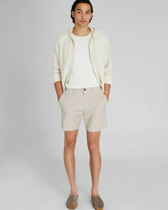 Club Monaco Shorts Baxter Stripe 7034 Short Taupe 8211 Men