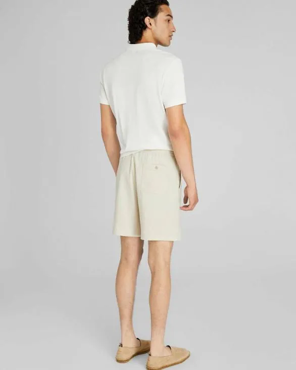 Club Monaco Shorts Elasticated Linen Short Khaki 8211 Men