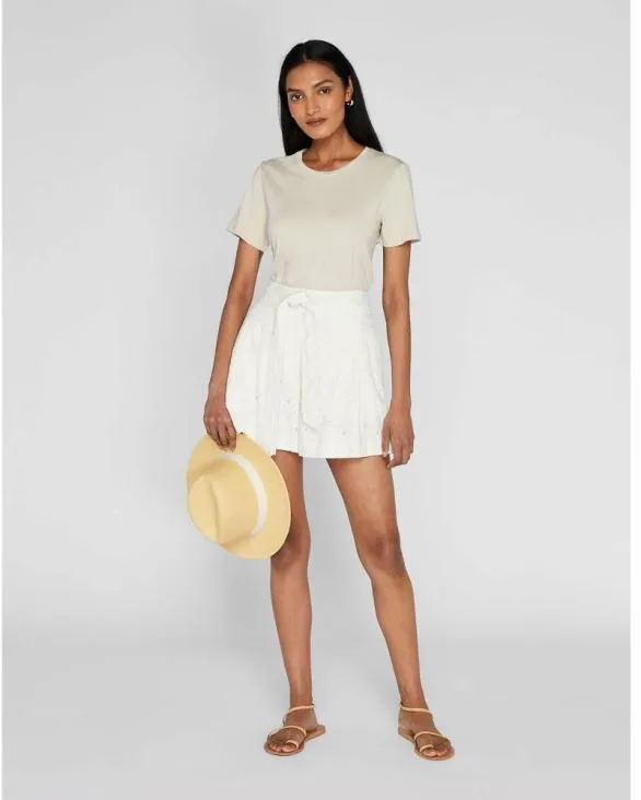 Club Monaco Shorts Eyelet Short White 8211 Women