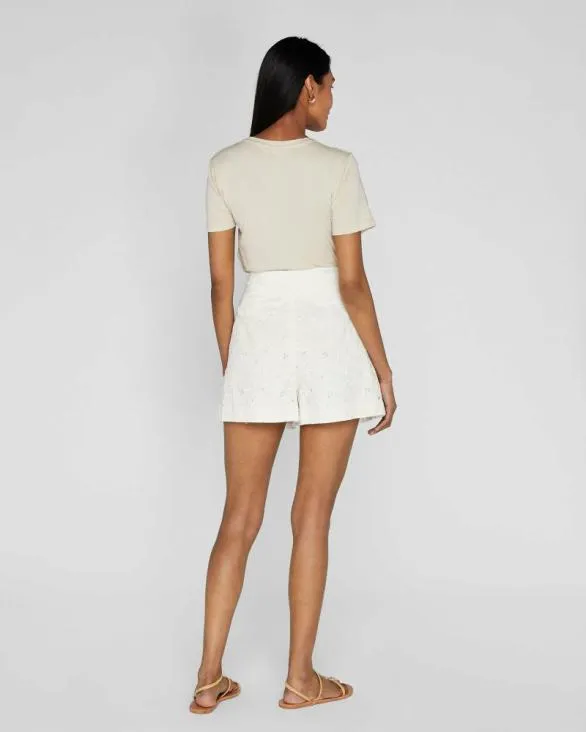 Club Monaco Shorts Eyelet Short White 8211 Women
