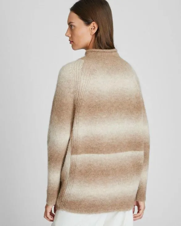 Club Monaco Sweaters Alpaca Ombr Mockneck Sweater Neutral 8211 Women