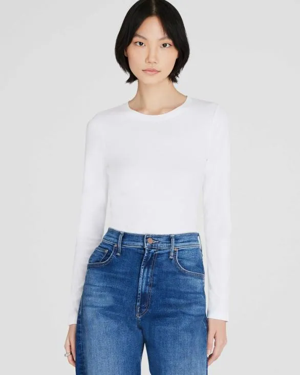 Club Monaco Tees LongSleeve Bowee Tee White 8211 Women