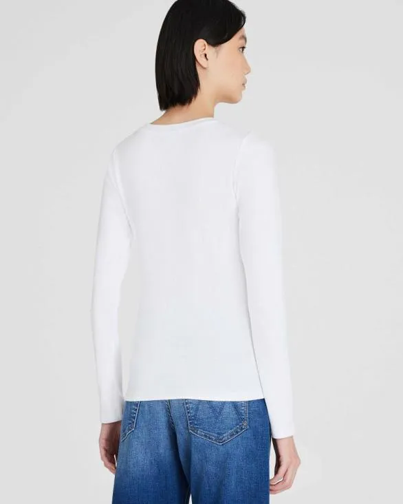 Club Monaco Tees LongSleeve Bowee Tee White 8211 Women