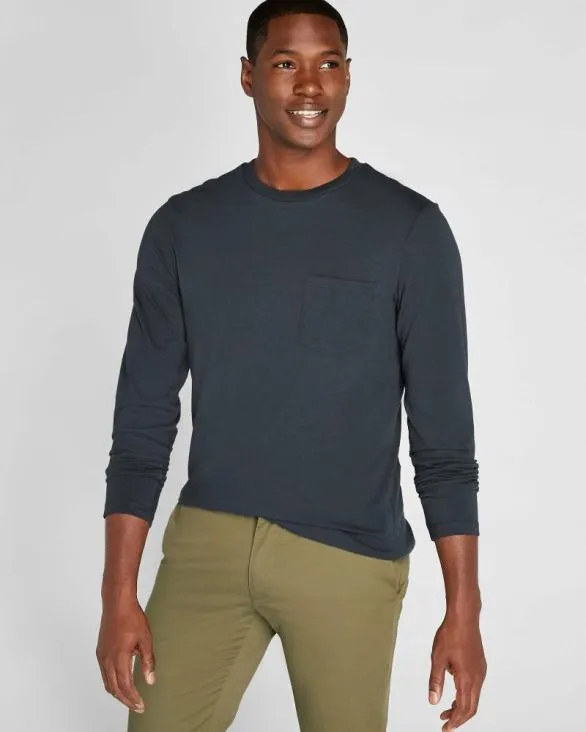 Club Monaco Tees Williams LongSleeve Tee Eclipse 8211 Men