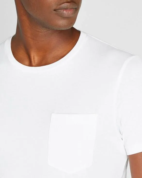 Club Monaco Tees Williams Pocket Tee White 8211 Men