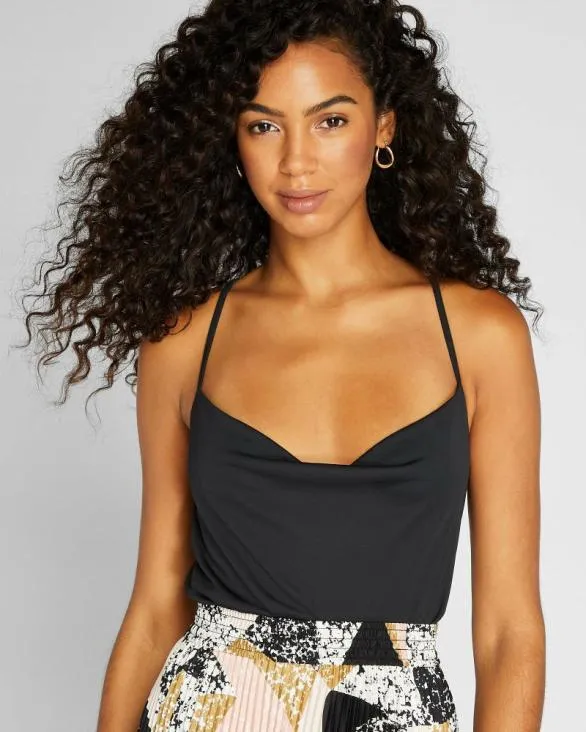 Club Monaco Tops Cowl Neck Matte Jersey Cami Black 8211 Women