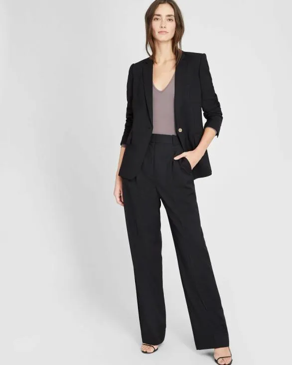Club Monaco Tops Long Sleeve VNeck Bodysuit Brown 8211 Women