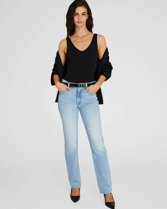 Club Monaco Tops Ribbed Bodysuit Black 8211 Women