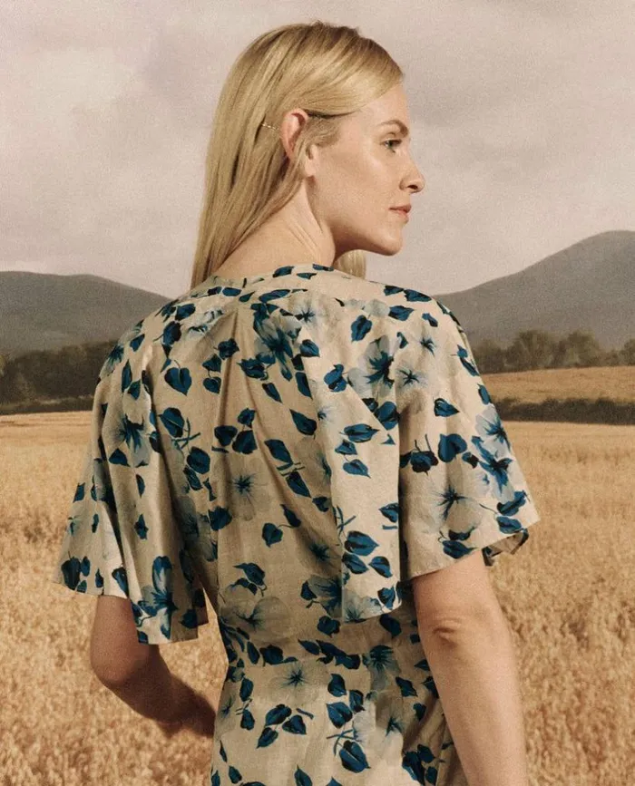 Collection The Great The Crescent Dress Deep Meadow Floral
