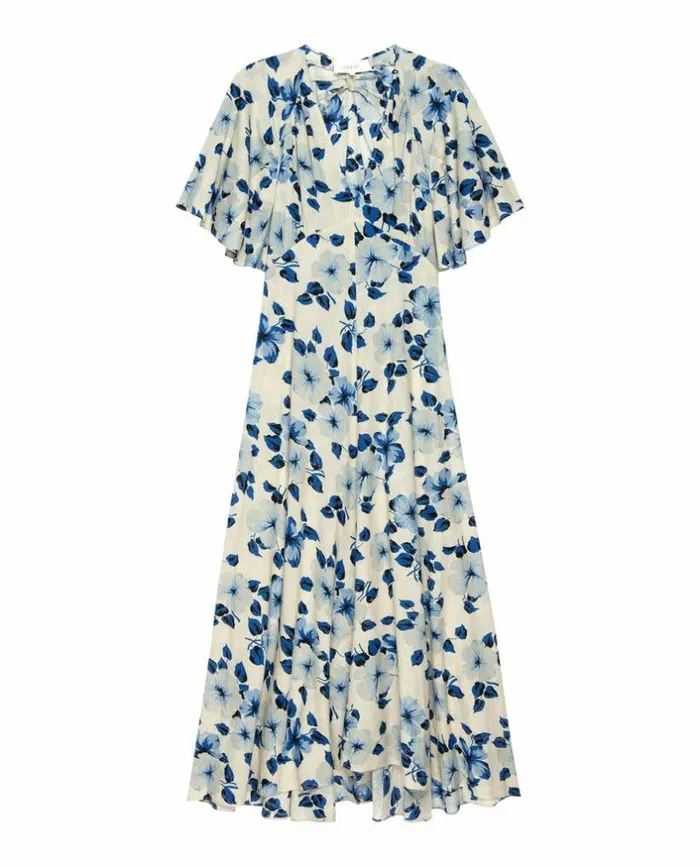 Collection The Great The Crescent Dress Deep Meadow Floral