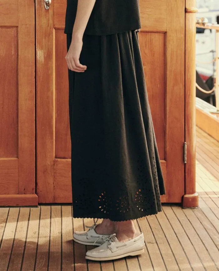 Collection The Great The Gather Skirt Black