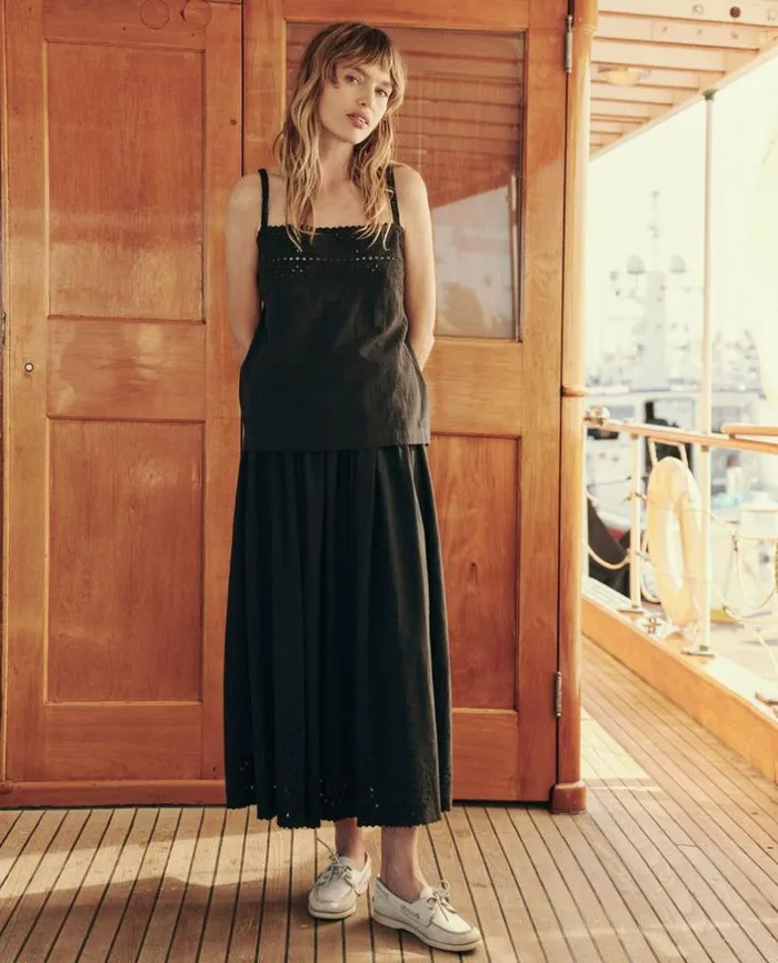 Collection The Great The Gather Skirt Black