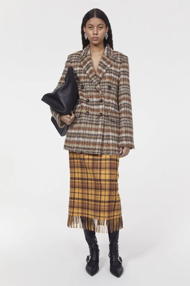Como Brushed Coat Brown Women Rodebjer Blazers