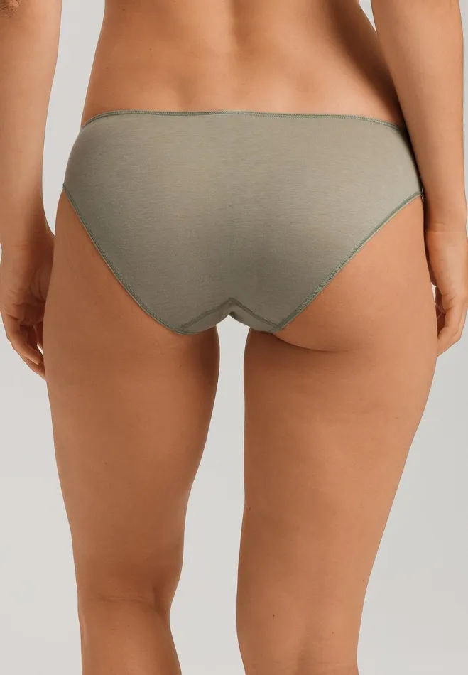 Cotton Bikini Crystal Green Women HANRO Bikini Briefs