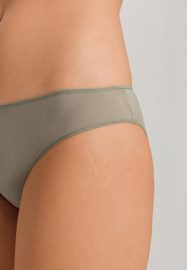 Cotton Bikini Crystal Green Women HANRO Bikini Briefs