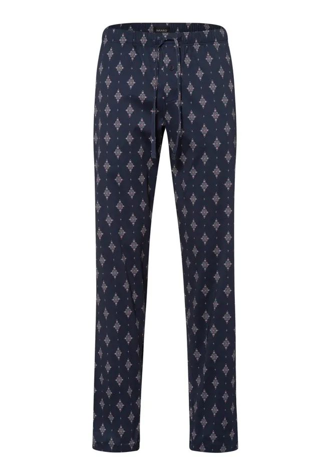 Cotton Drawstring Pajama Pants Dotted Ornament Men HANRO Pajama Bottoms